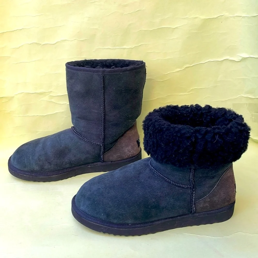 Vintage original black/brown UGG winter boots